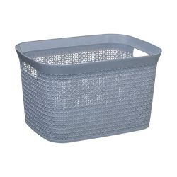 Cesto Para Ropa 25 L, Color Gris 41,5 X 31,2 X 25,7 Cm