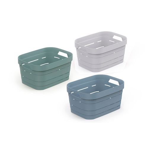 Cesto Para  Ropa 4,9 L, Colores Surtidos 23,5 X 17,5 X 12 Cm