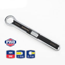 Chave Ajustável Universal Métrica E Sae, 5 - 27 Mm