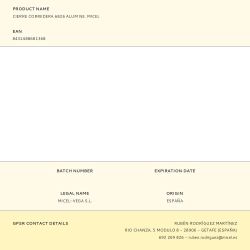 Cierre Corredera 6826 Alum Ne. Micel