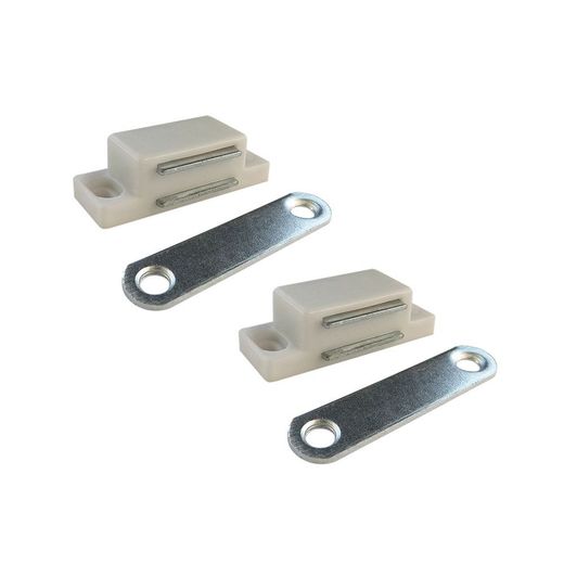 Cierre Magnético Im02, Blanco, 56 X 18 Mm, 2 Unidades