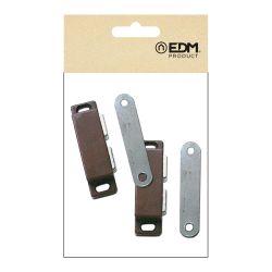 Cierre Magnético Im02, Marrón, 56 X 18 Mm, 2 Unidades