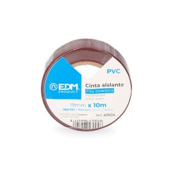 Cinta Aislante Calidad "Supra" Marron 19 Mm X 10 M