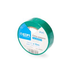 Cinta Aislante Calidad "Supra" Verde 19 Mm X 10 M