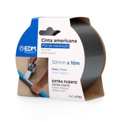 Cinta  Americana Plata 50 Mm X 10 M