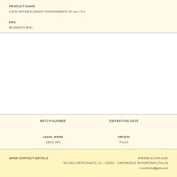 Cinta Antideslizante Transparente 25 Mm X 5 M