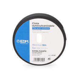 Cinta Autovulcanizable Negro 19 Mm X 9 M