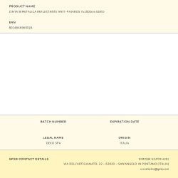 Cinta Bimetálica Reflectante Antipajaros 7 Cm X 100 M