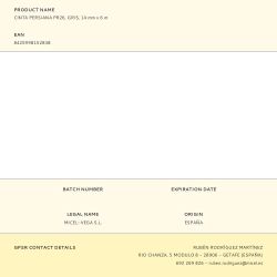 Cinta Persiana Pr26, Gris, 14 Mm X 6 M