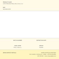 Cinta Persiana Pr26, Gris, 18 Mm X 6 M