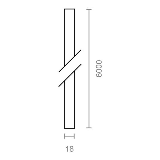 Cinta Persiana Pr26, Gris, 18 Mm X 6 M