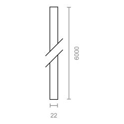 Cinta Persiana Pr26, Gris/Blanco, 22 Mm X 6 M