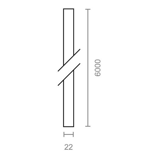Cinta Persiana Pr26, Gris/Blanco, 22 Mm X 6 M