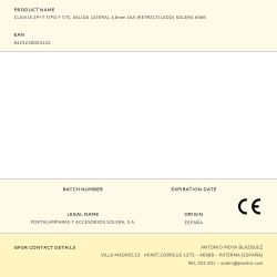 Clavija 2P+T Tipo F T/Tl Salida Lateral 4,8Mm 16A (Retractilado) Solera 6566