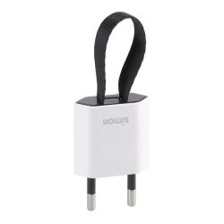 Clavija 2P+Tt Schuko Salida Frontal Y Lateral 10 A 250 V~ Facil Extracción Blanca