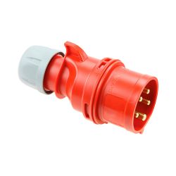 Clavija Cetac 3P+N+T Roja 16A 400V~ Ip44