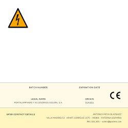 Clavija Cetac 3P+T Roja 16A 400V~ Ip44