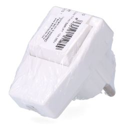 Clavija Con T/T (Schuko) + Interruptor 10 A 250 V, Blanca, 40 X 65 X 62 Mm (Retractilado)