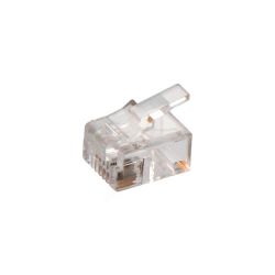 Clavija Teléfono 4 Vias (Retractilado)