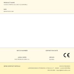 Clavija Triple 10 A 25O V (A Granel)