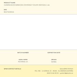 Cleaning Block Barbacoas Con Mango Y Solapa Individual 3 Uds