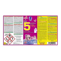 Cloro 5 Acciones En Tabletas, Bote 1 Kg