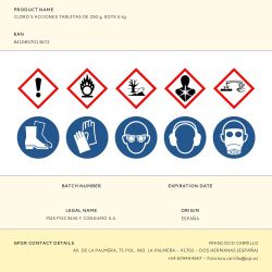 Cloro 5 Acciones En Tabletas, Bote 5 Kg