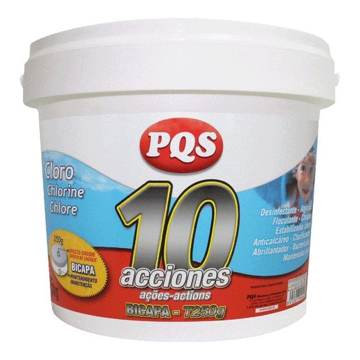 Cloro Bicapa 10 Acciones En Tabletas, Bote 5 Kg