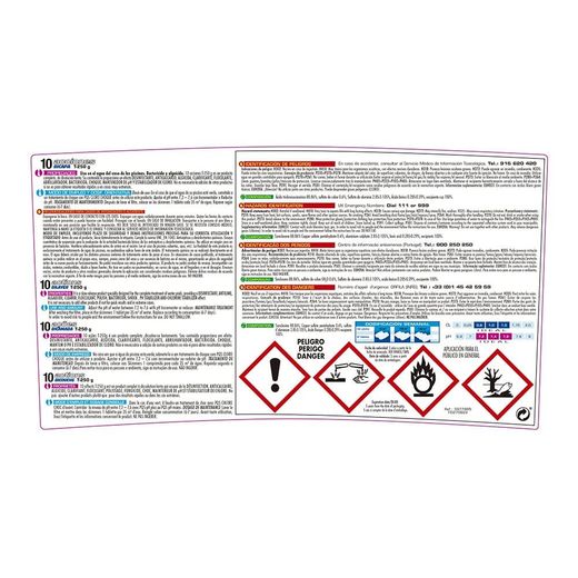 Cloro Bicapa 10 Acciones En Tabletas, Bote 5 Kg