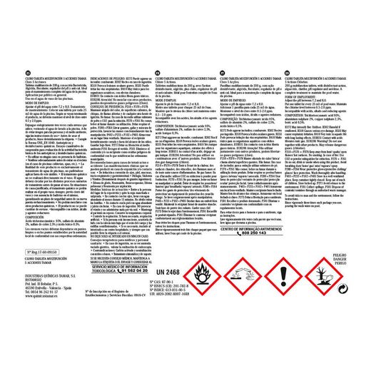 Cloro De Choque Granulado, Bote 5 Kg