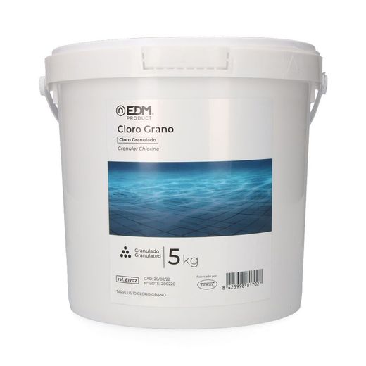 Cloro Granulado, Bote 5 Kg