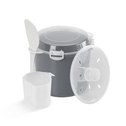 Cocedor De Arroz Y Cereales Para Microondas