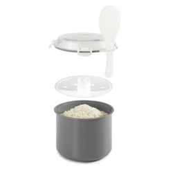 Cocedor De Arroz Y Cereales Para Microondas