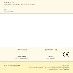 Cocedor De Huevos 320 - 380 W Hasta 7 Huevos