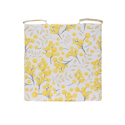 Cojín Cuadrado Poliéster Estampado, Exterior,  40 X 40 X 4 Cm