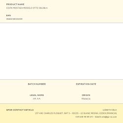 Cojín Modelo Otto Mostaza 38 X 38 Cm