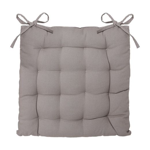 Cojín Para Silla Estilo Galleta Color Vison 38 X 38 Cm