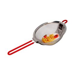 Colador Inoxidable Con Mango De Silicona Ø20 Cm