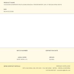 Colgador Adherente Reutilizable 80X62Mm Transparente 1291-0-000 (Blister) Inofix