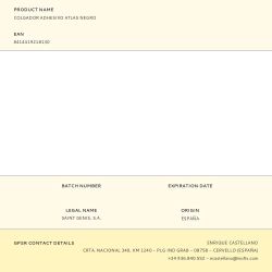 Colgador Adhesivo Atlas Negro