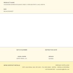 Colgador Adhesivo Blanco 2040-2-000 (Blister 2 Unid.) Inofix