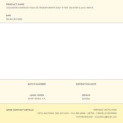 Colgador Adhesivo Visillos Transparente 2042-0-000  (Blister 4 Unid.) Inofix