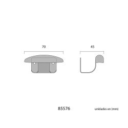 Colgador De Acero Inoxidable 2 Uds