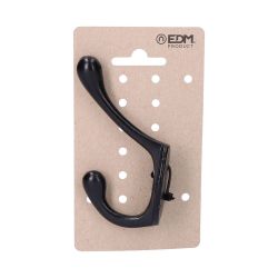 Colgador De Forja Negro 13 X 5 Cm