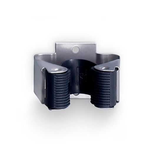 Colgador Escobas Adhesivo Cromo Mate 2055-7-000 (Blister 2 Unid.) Inofix