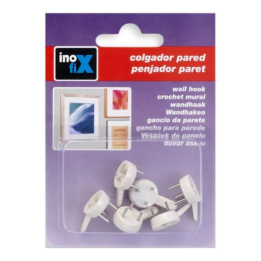 Colgador Para Cuadros. Blanco 3001-2-000 (Blister 6 Unid.) Inofix