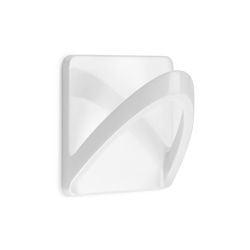 Colgador Resistente Al Agua Modelo Cinta Blanco (Blister)