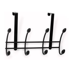 Colgador Sobrepuerta Negro (Blister), 208 X 306 X 109 Mm