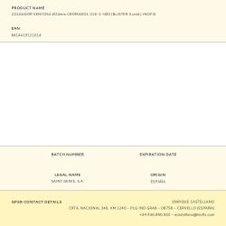 Colgador Ventosa Ø22Mm Cromado1 216-1-000 (Blister 4 Unid.) Inofix