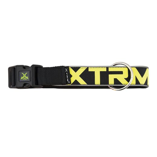 Collar X-Trm Neon Flash Negro 20 Mm X 35-45 Cm